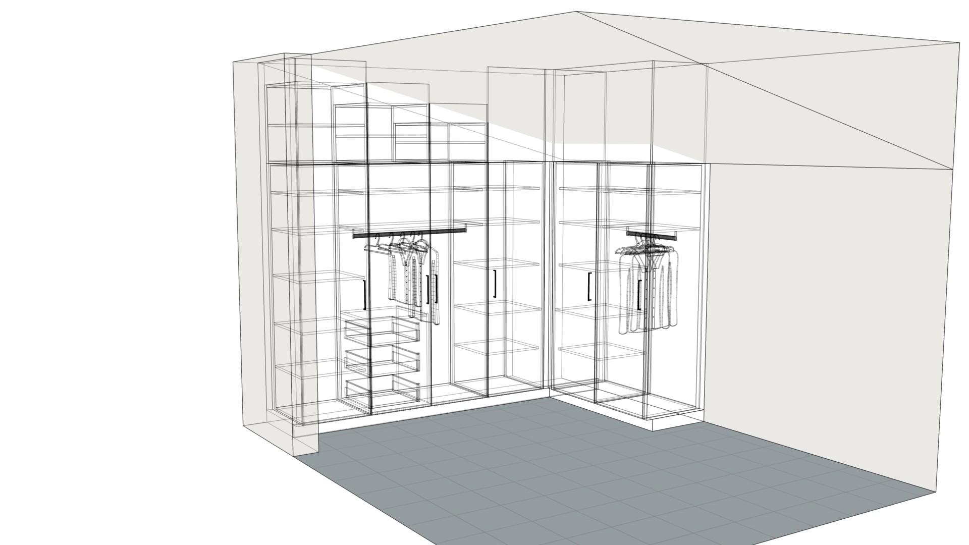 Croquis armoire chambre parents 2